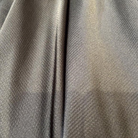 CACHE Womens Sz 6 BLACK PLEATED  Skirt Silky Stripe Full Swing EUC Belted - Picture 3 of 6